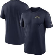 Nike Men's Nike Navy Los Angeles Chargers Alternate Super Chargers Sideline Legend Performance T-Shirt