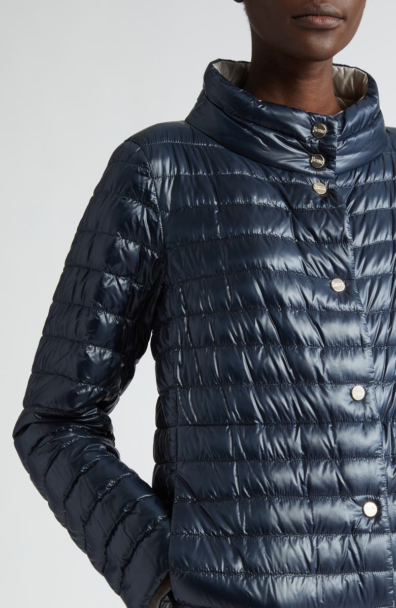 Herno Reversible Ultralight Down Jacket, Alternate, color, Navy To Grey