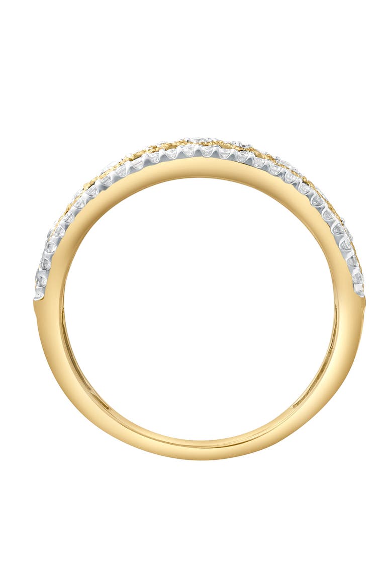 Golden Mirage 0.25 Cts Natural Diamond Band 14K Gold Ring, Alternate, color, 14K Yellow Gold