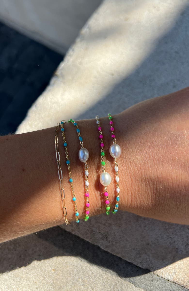 ALBISIA Iris Pearl Bracelet, Alternate, color, 14K Gold Filled