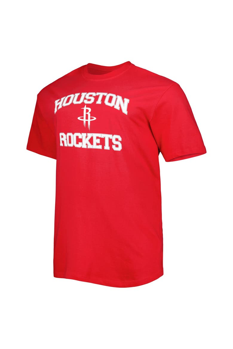 Men's Red Houston Rockets Big & Tall Heart & Soul T-Shirt, Alternate, color, Red