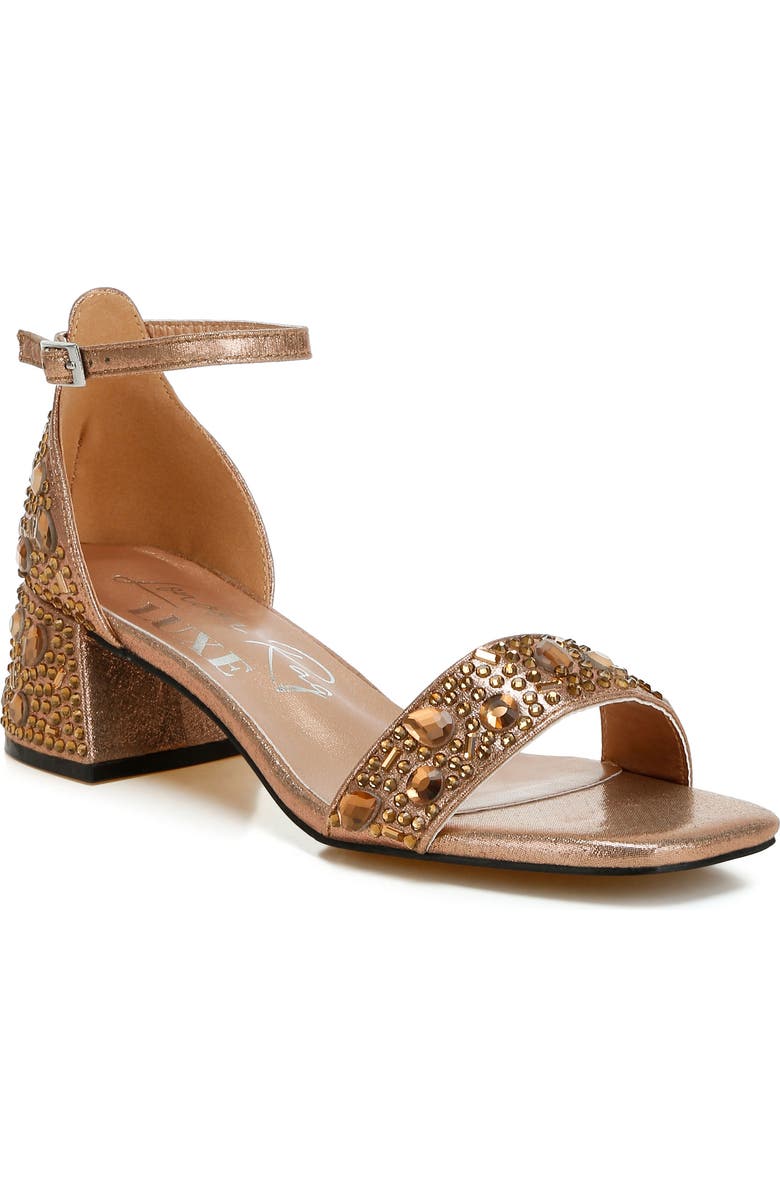LONDON RAG Nocturnal Sandal, Main, color, Bronze