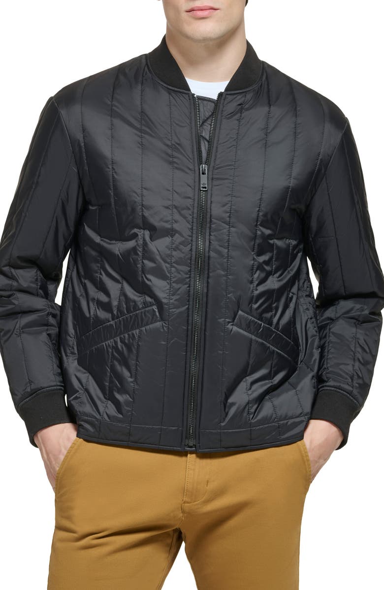 Dockers<sup>®</sup> Nylon Quilted Bomber Jacket, Main, color, 