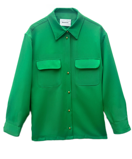 BAACAL The Payton Two Pocket Shirt in Green 