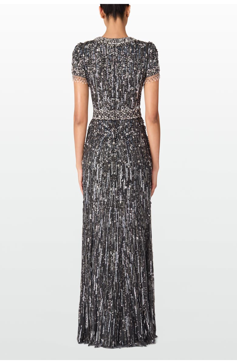 Jenny Packham Roxy Gown, Alternate, color, Shadow Grey