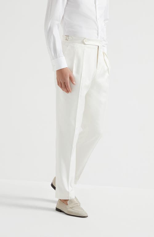 Brunello Cucinelli Tuxedo Trousers With Pleats