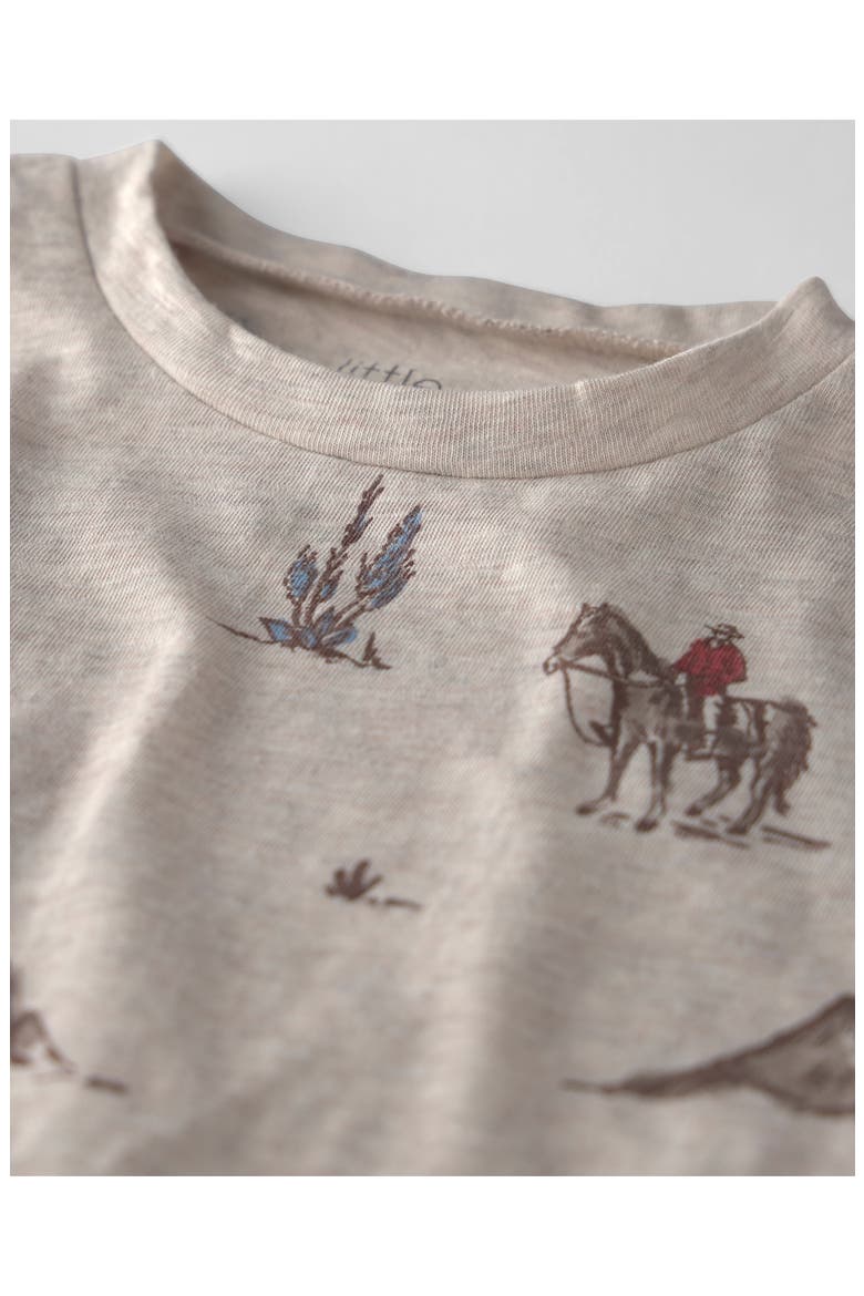 Kids' 2-Pack Organic Cotton Tops, Alternate, color, LP WESTERN