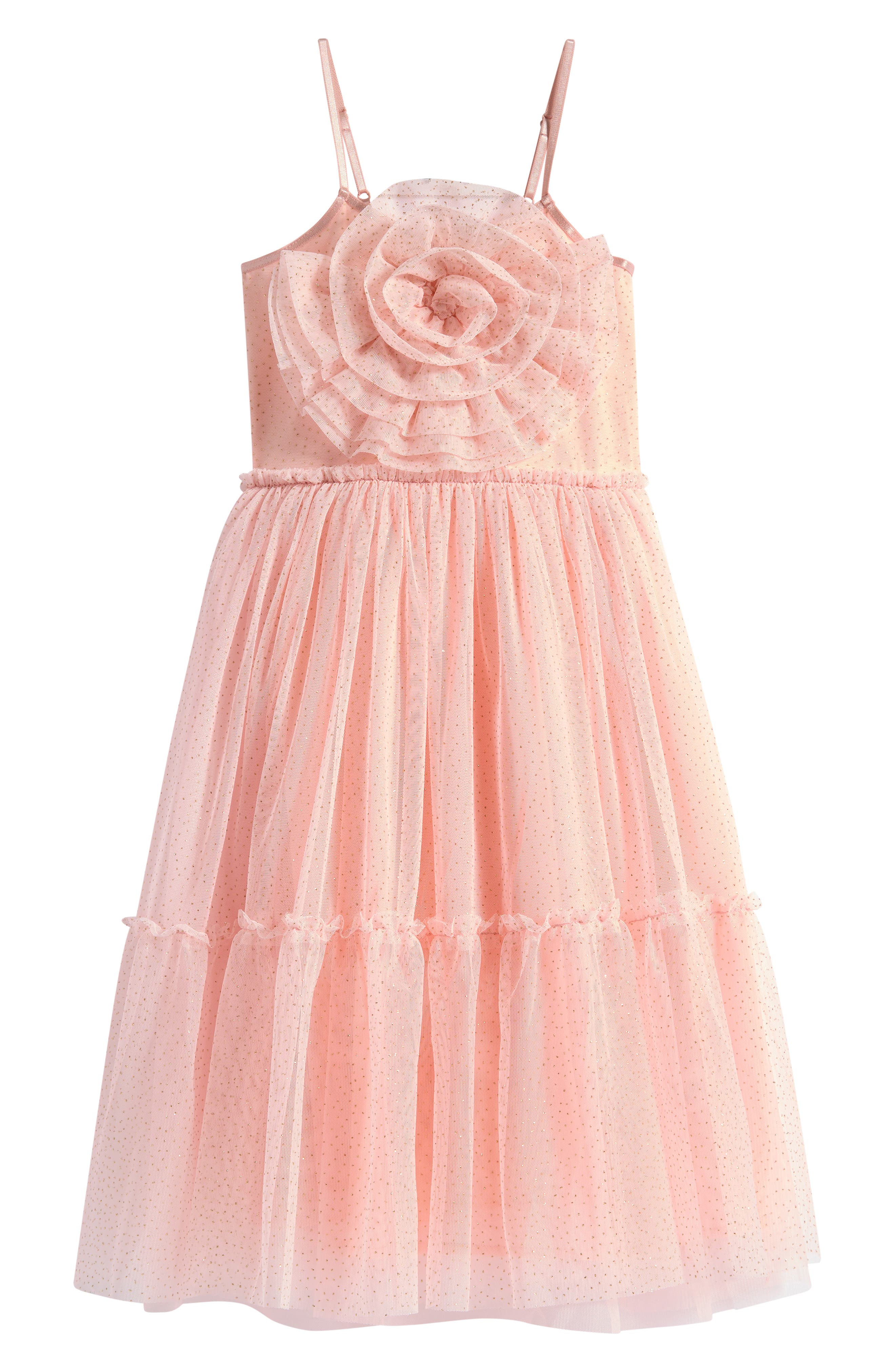 Kids' Mesh Flower Dress (Little Kid, Toddler)