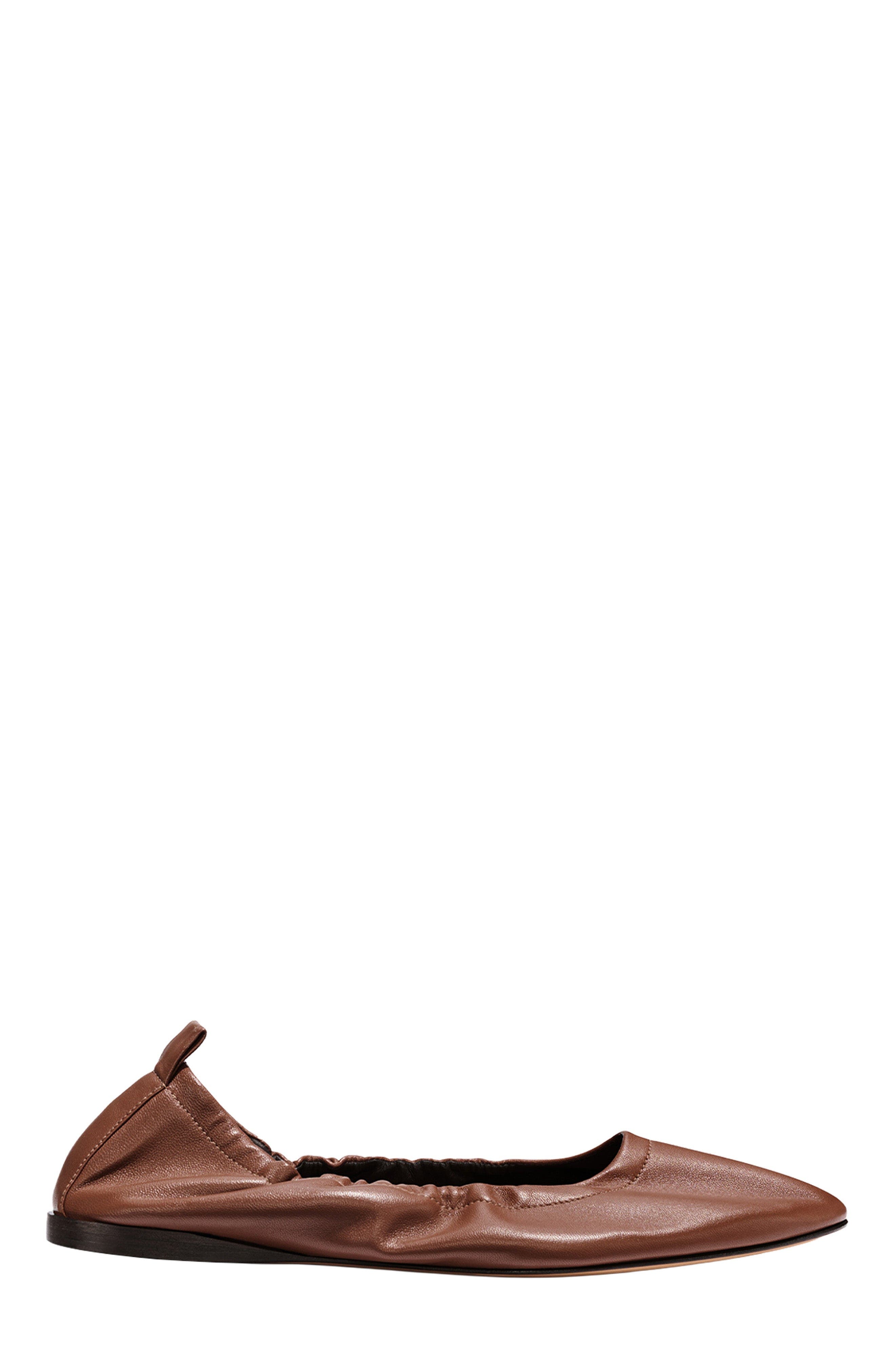The Pascale Flat, Main, color, Cognac Nappa