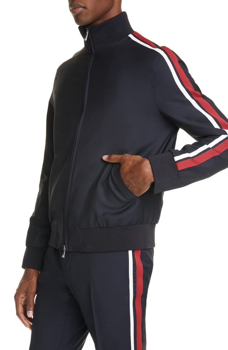 Valentino Stripe Track Jacket, Alternate, color,