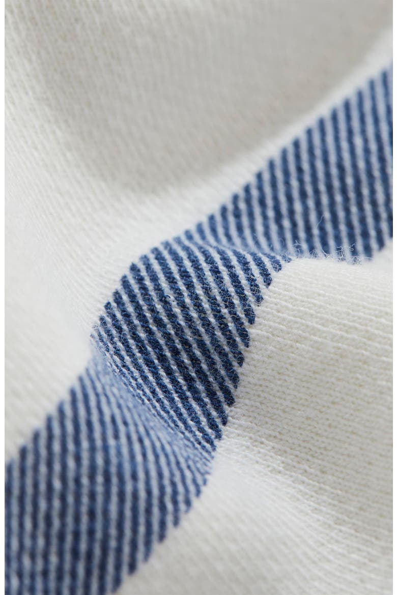 Saltwater Breton Stripe Quarter Zip Pullover, Alternate, color, 9293 RWB