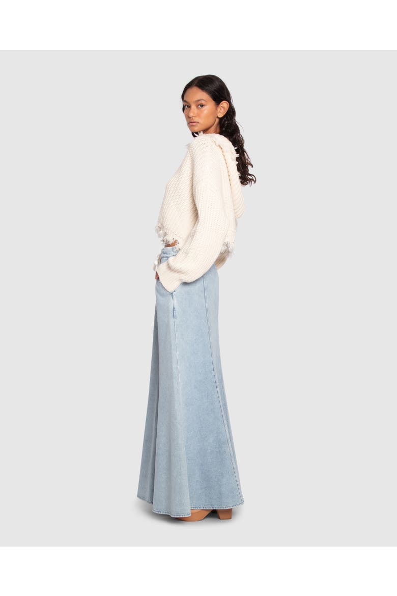 Bold Love Maxi Skirt, Alternate, color, Stonewash