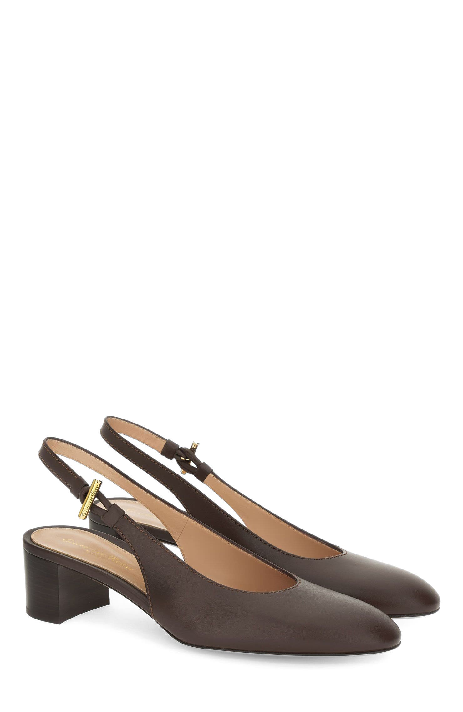 Anais Slingback, Alternate, color, Brown Calf Leather
