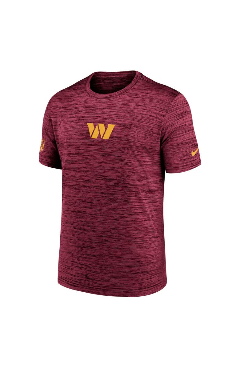 Nike Men's Nike Burgundy Washington Commanders Sideline Velocity Performance T-Shirt, Alternate, color,