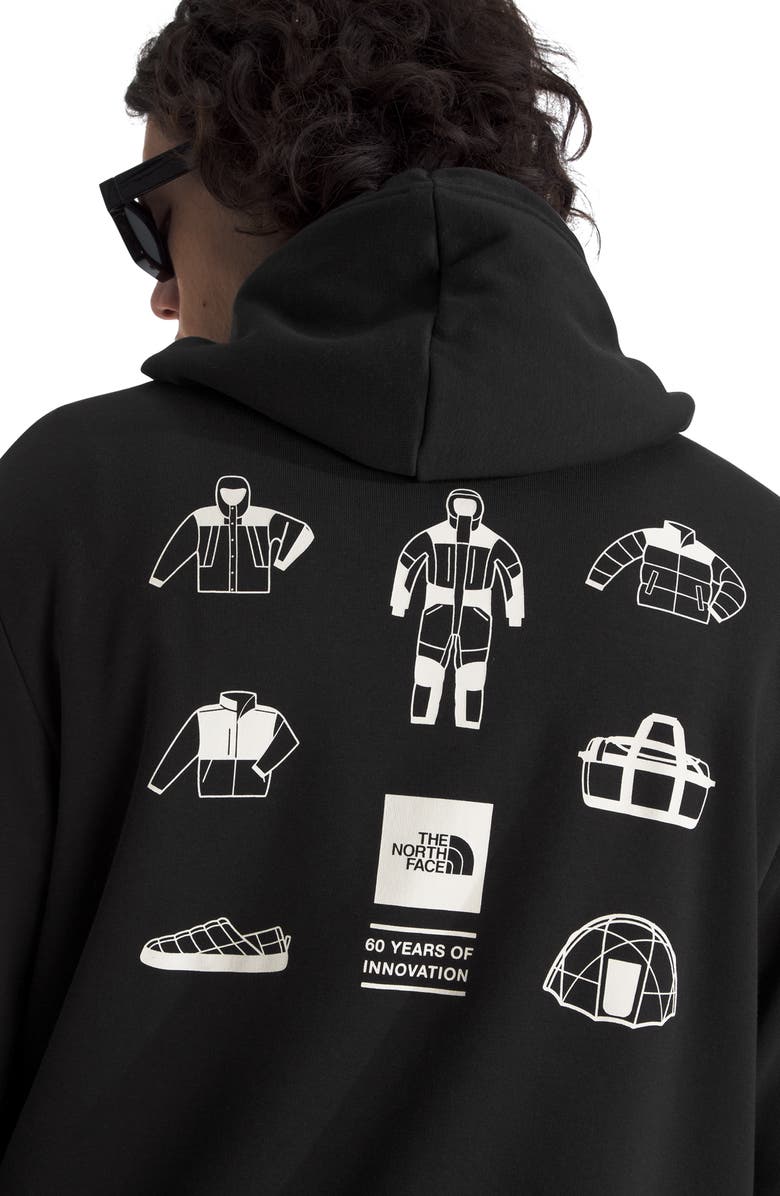 The North Face Mountain Mirage Cotton Blend Hoodie, Alternate, color, Tnf Black