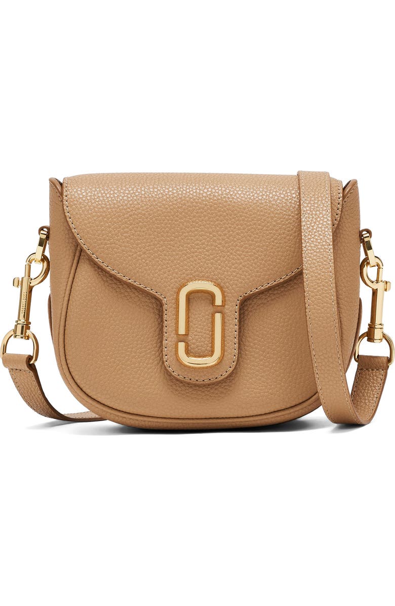 Marc Jacobs The J Marc Pebble Saddle Bag, Main, color, Camel