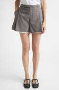 NACKIYÈ Split Virgin Wool Blend Shorts