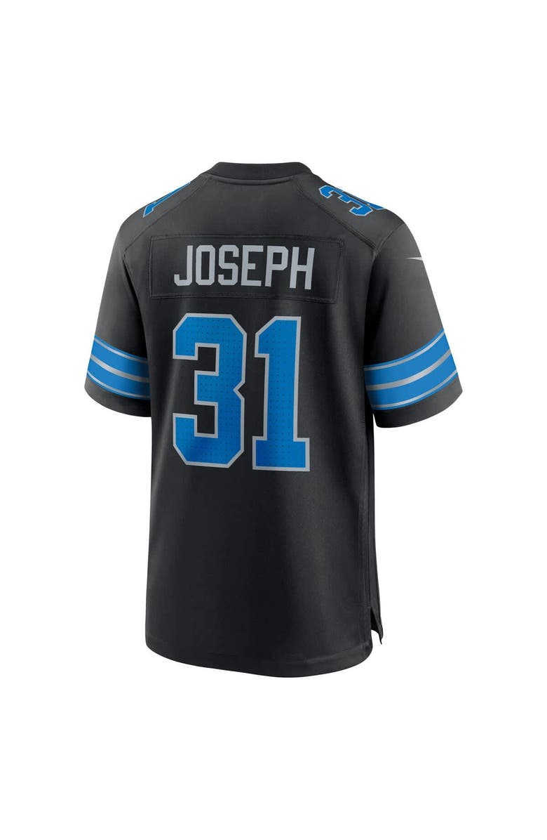 Nike Men's Nike Kerby Joseph Black Detroit Lions Alternate Game Jersey, Alternate, color, Black