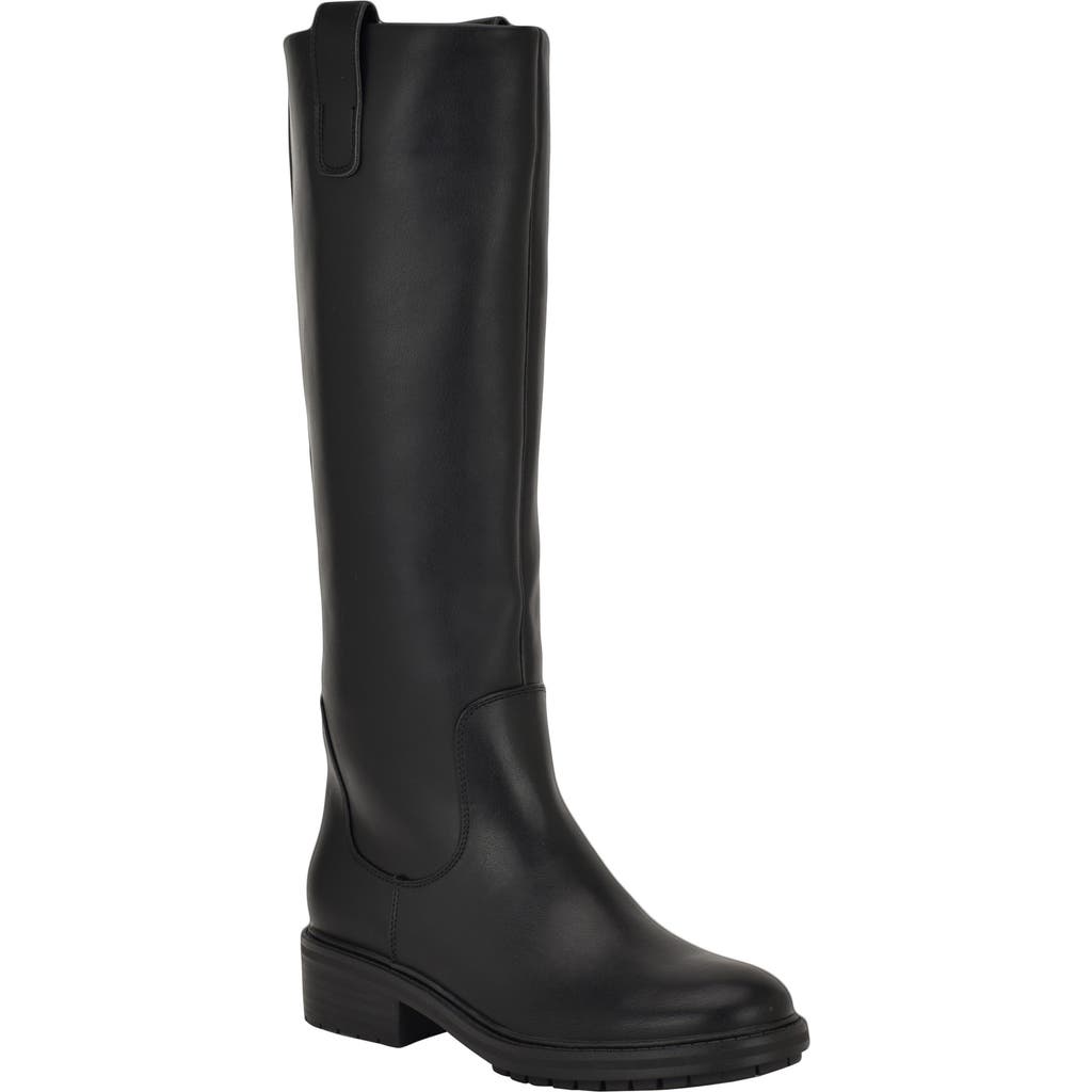 Calvin Klein Pauline Knee High Boot In Black