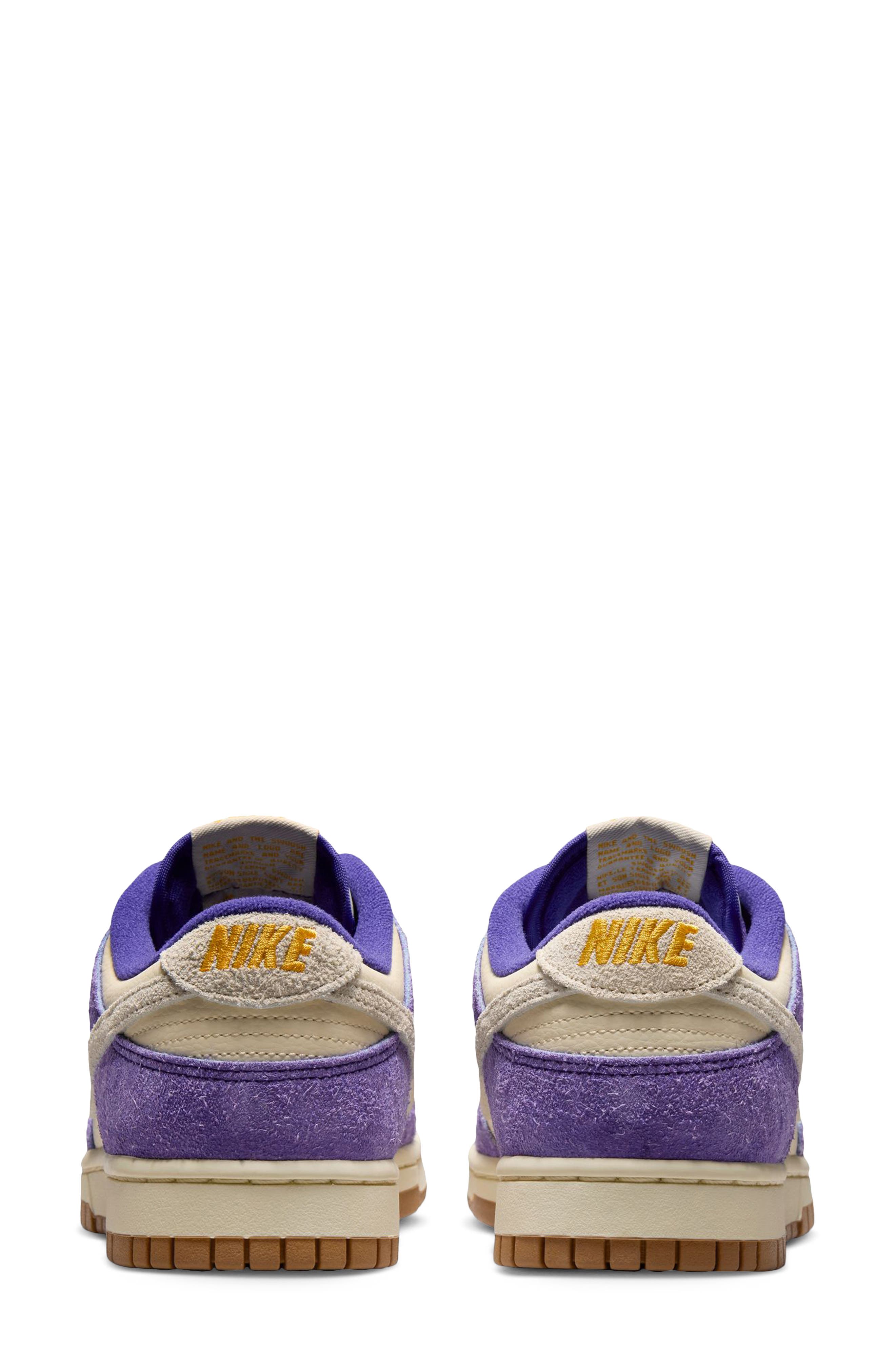 Dunk Low Basketball Sneaker, Alternate, color, COURT PURPLE/ COCONUT