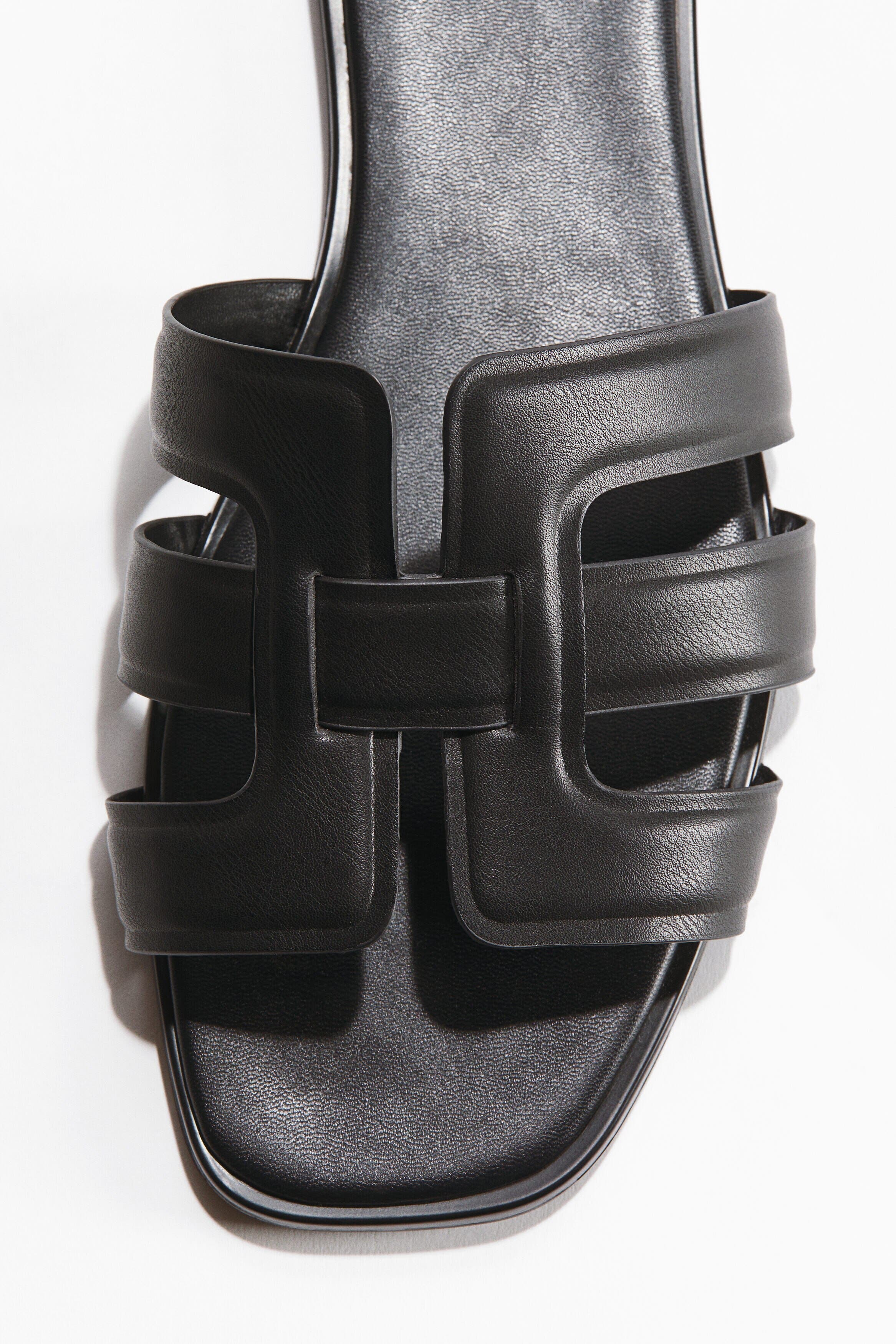 H&M Sandals, Alternate, color, Black