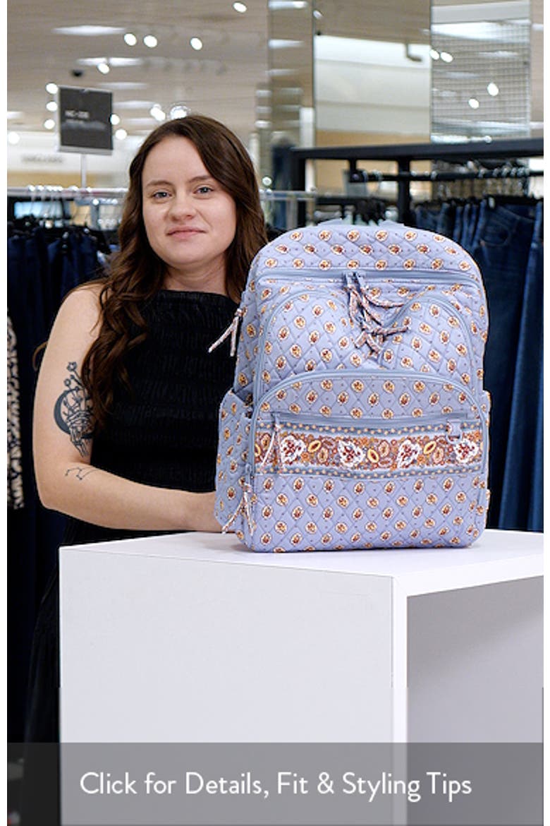 Large Bancroft Quilted Backpack video