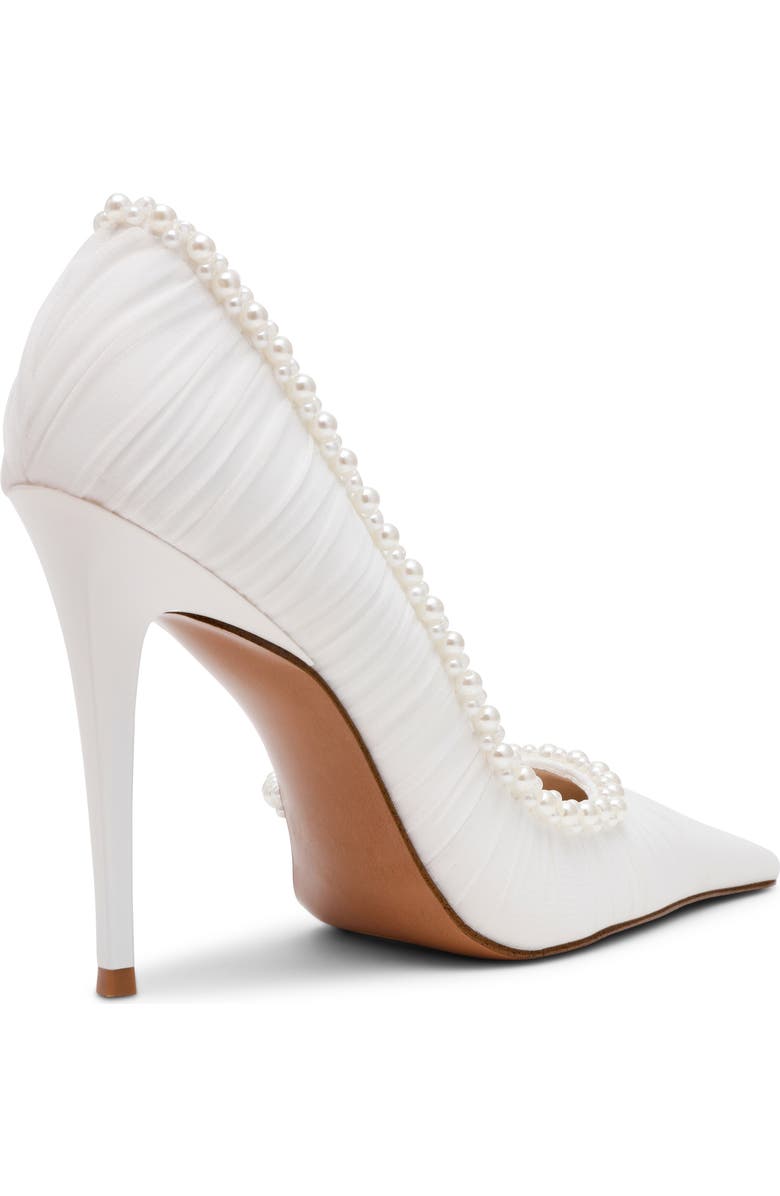 Steve Madden Elegant Half d'Orsay Pump, Alternate, color, Ivory Mesh