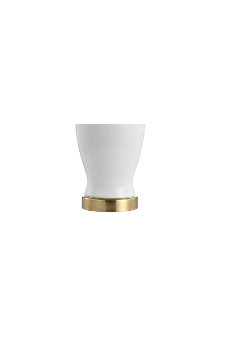 Chi Ceramic/Iron Modern Classic LED Table Lamp, Alternate, color, White
