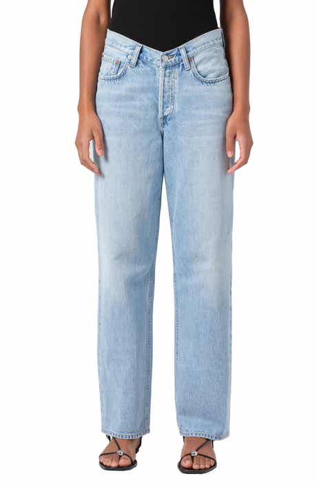 AGOLDE V-Waist Baggy Straight Leg Jeans