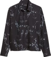 SANTO STUDIO Hunter Lawrence Edition - Flower Pattern Button-Up Shirt