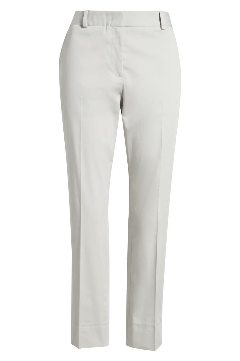 Tapria Crop Straight Leg Pants, Alternate, color, GREY