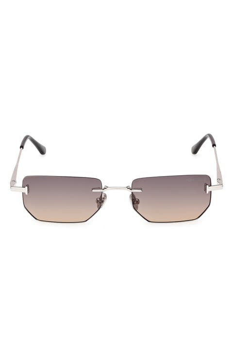 Ethan 53mm Geometric Sunglasses