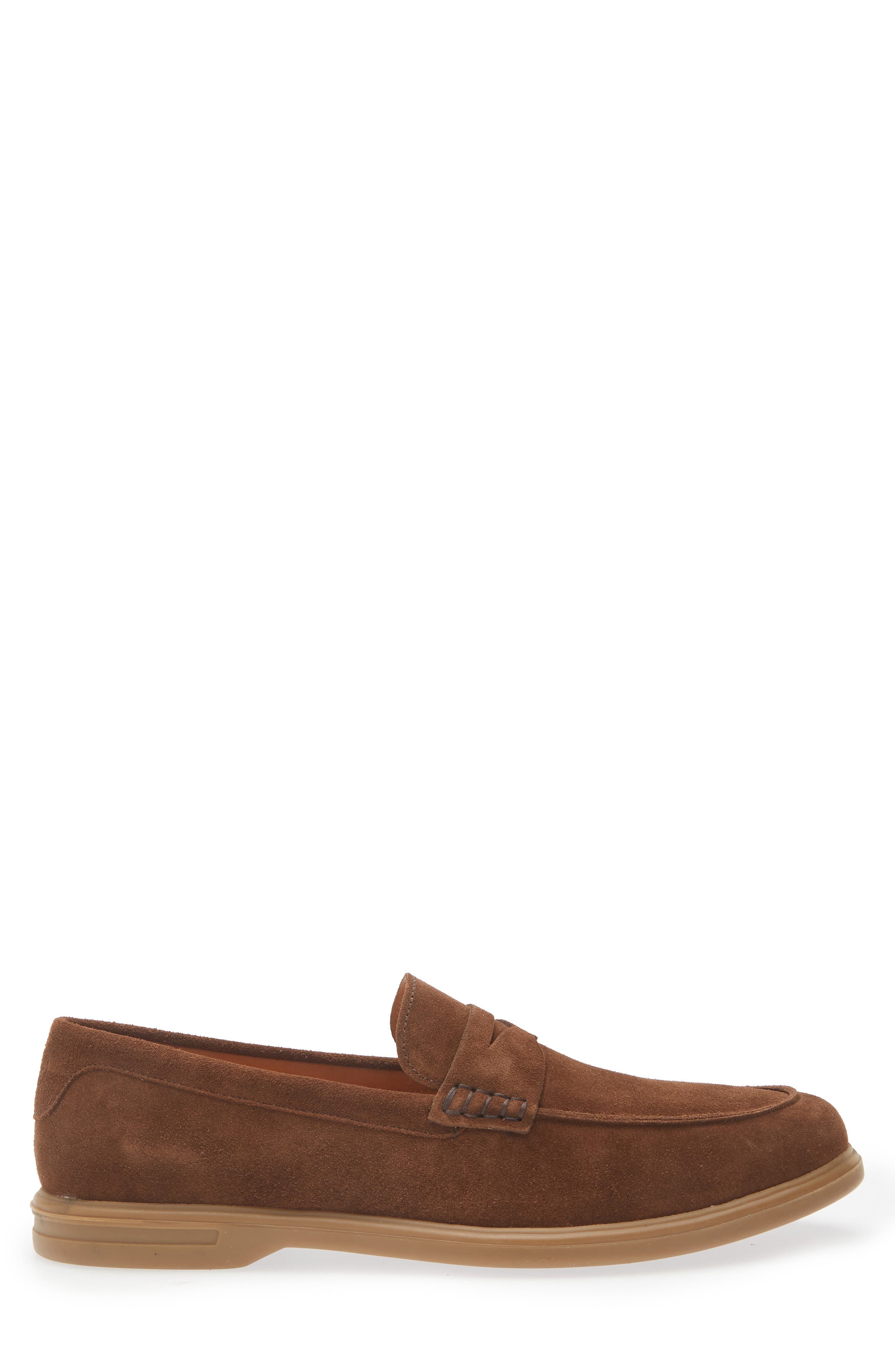 Peter Millar Excursionist Penny Loafer, Alternate, color, Walnut
