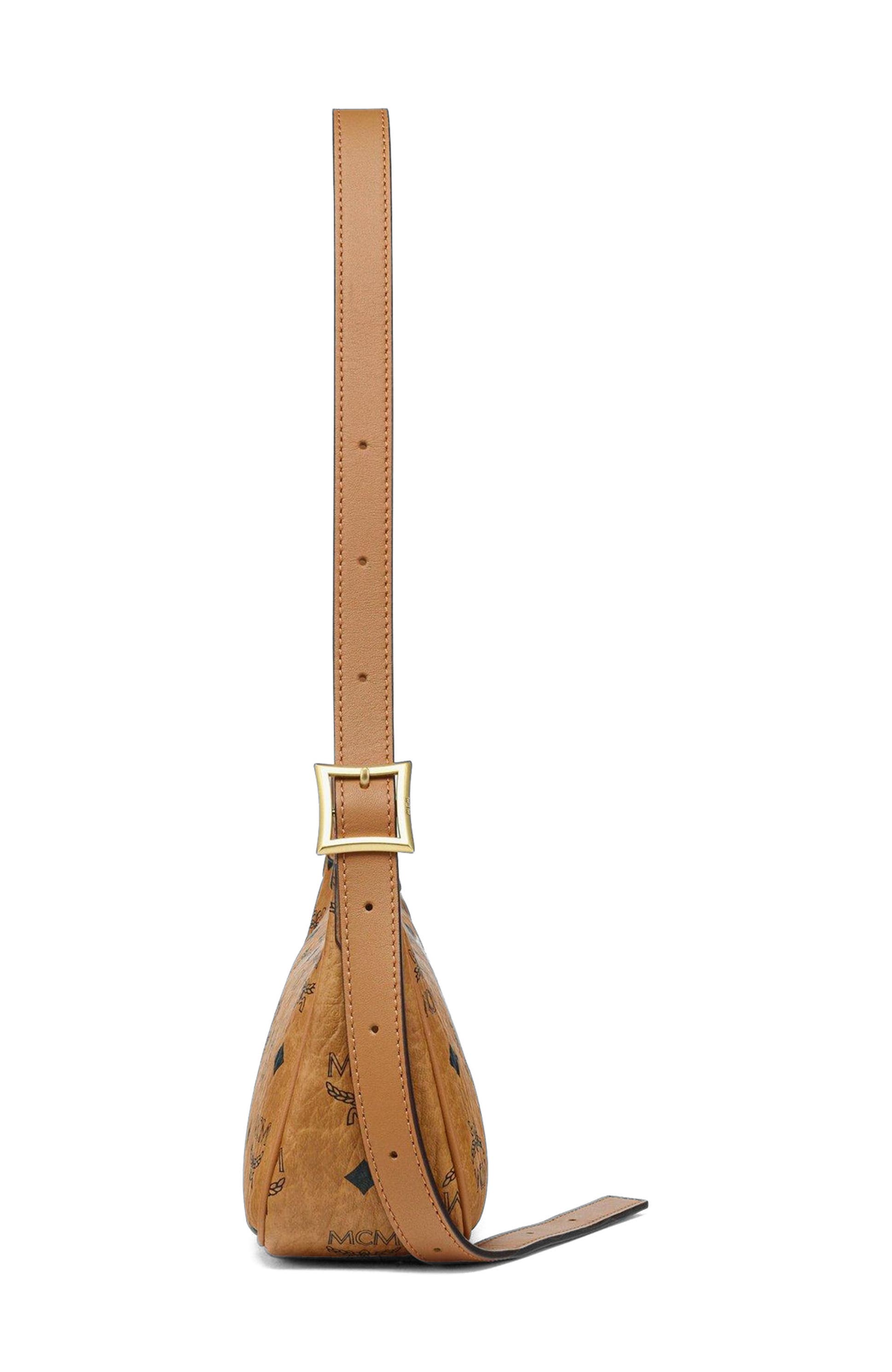 MCM Aren Shoulder Bag in Wanderlust Visetos, Alternate, color, 