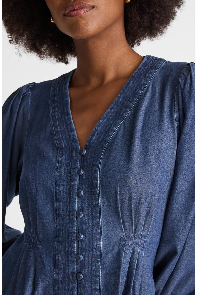 Chrissy Annandale Wash Long Sleeve Dress, Alternate, color, ANNANDALE WASH