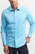 Robert Graham Wayfarer Classic Fit Stretch Cotton Button-Up Shirt