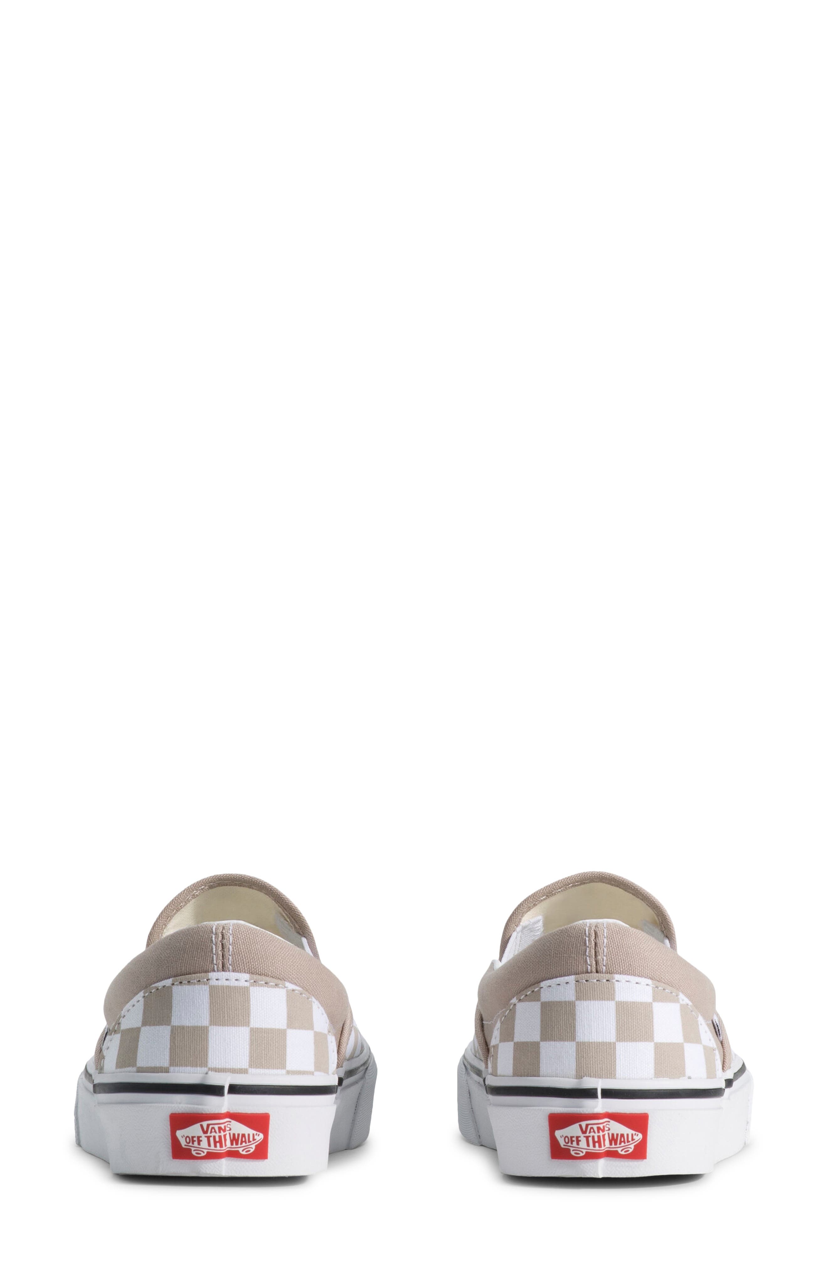 Vans Gender Inclusive Classic Slip-On Sneaker, Alternate, color, Checkerboard Mushroom