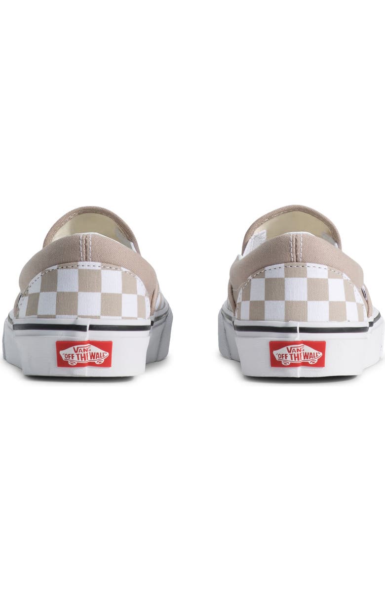 Vans Gender Inclusive Classic Slip-On Sneaker, Alternate, color, Checkerboard Mushroom