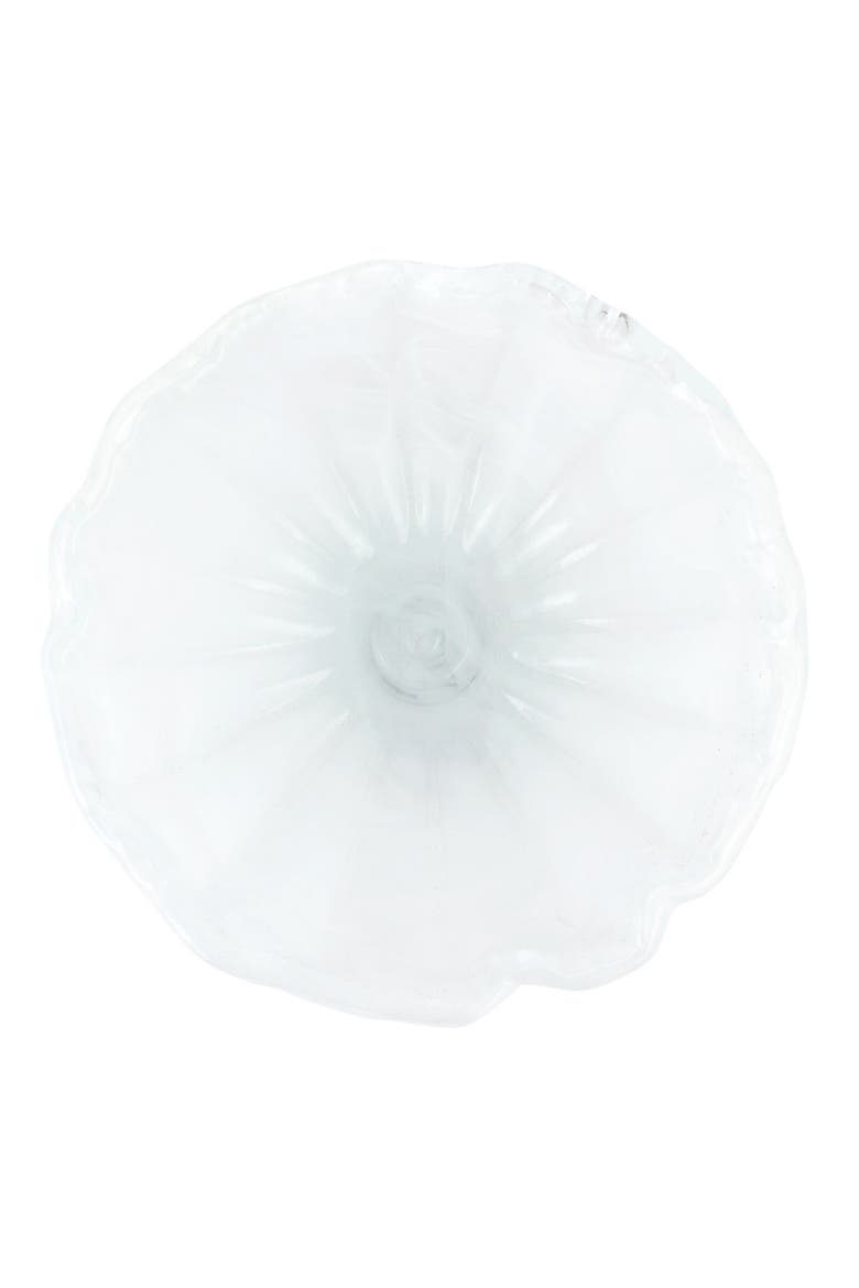 Onda White Glass Small Bowl, Alternate, color, WHITE