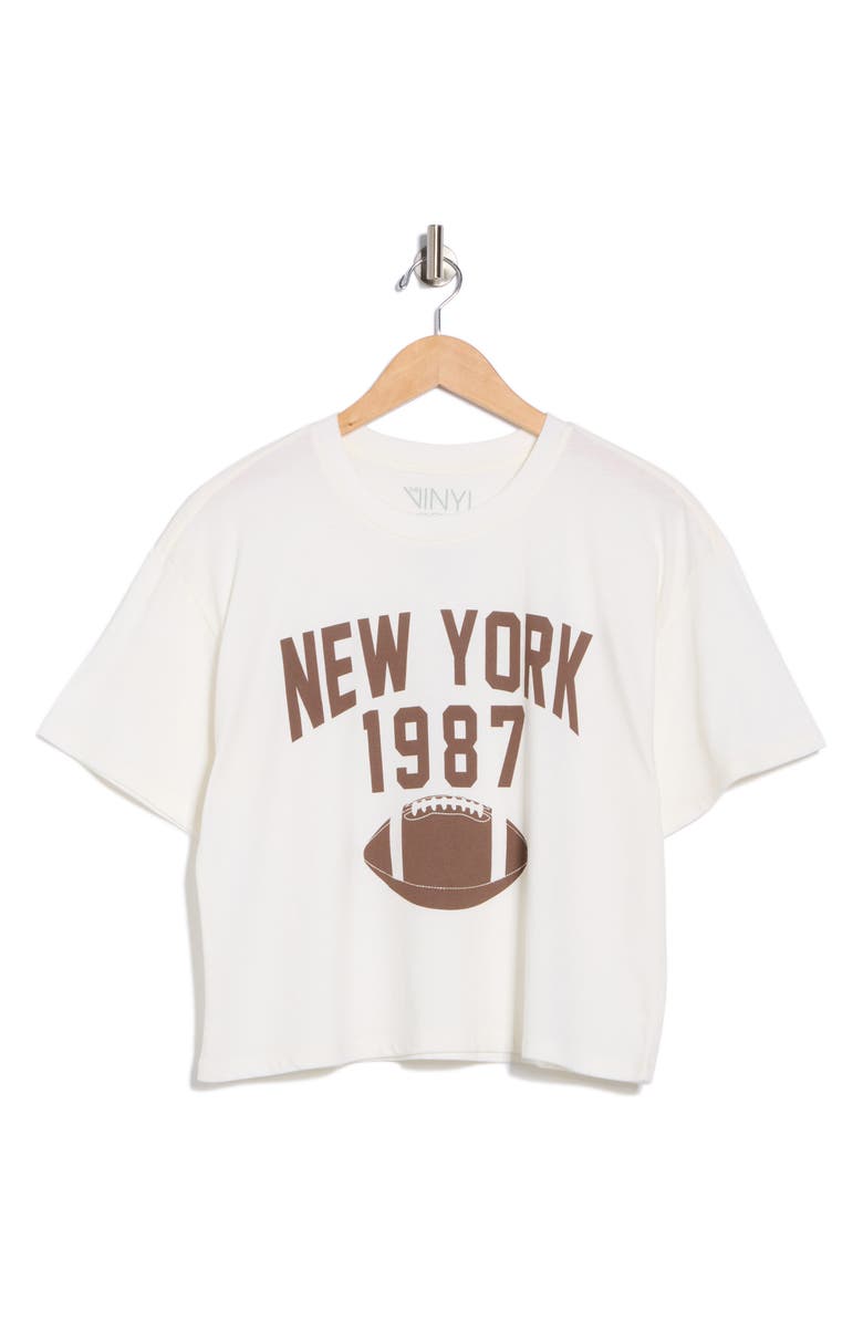 Vinyl Icons New York 1987 Graphic T-Shirt, Alternate, color, Marshmallow