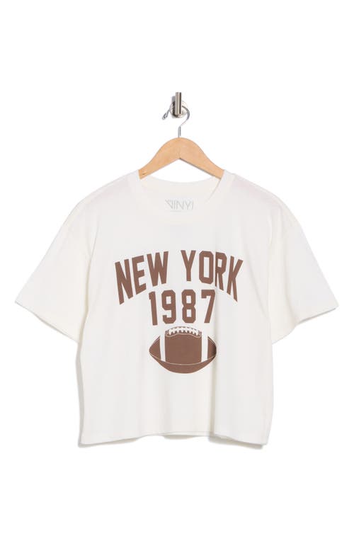 Vinyl Icons New York 1987 Graphic T-shirt In White