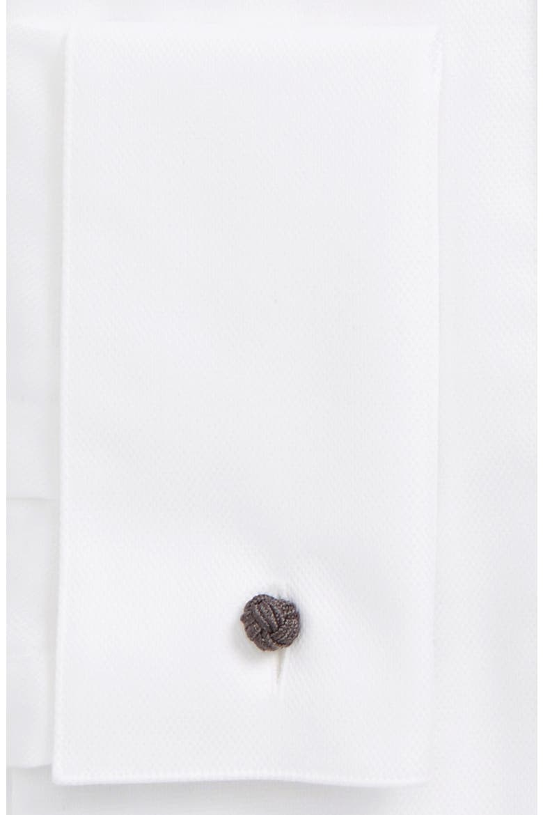 Jasper Slim Fit Tuxedo Shirt, Alternate, color, WHT