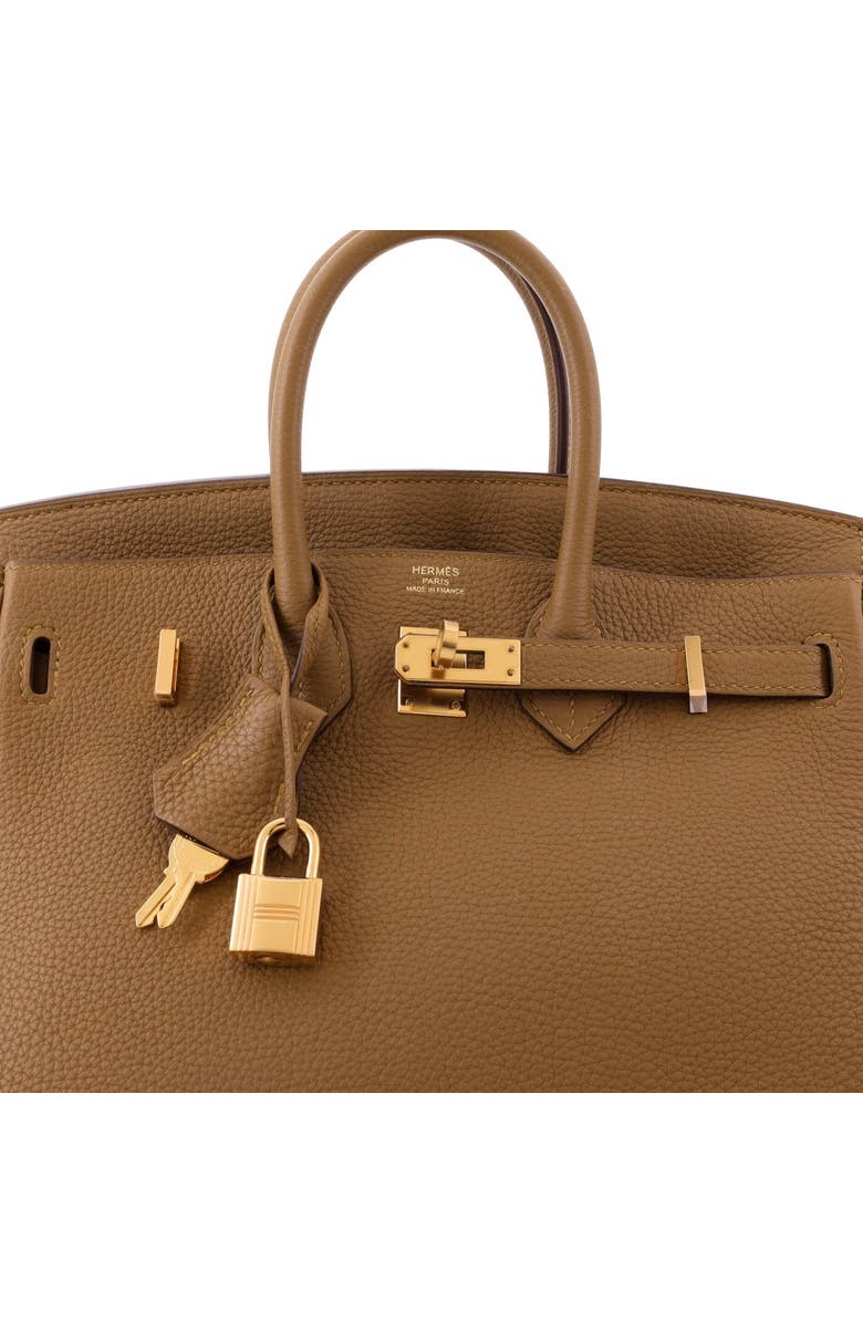 Pre-Owned Hermes Birkin Handbag Brown Togo with Gold Hardware 25, Alternate, color, Bronze Dore