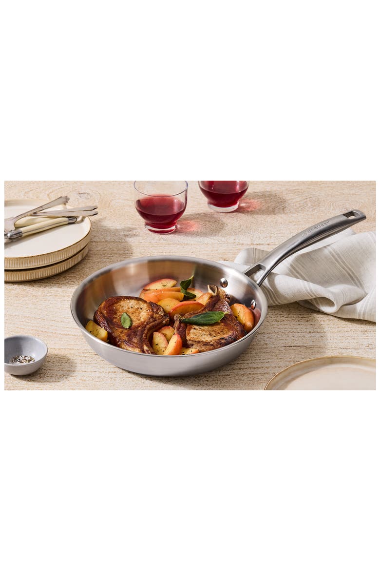 9.5-Inch Essential Stainless Steel Frying Pan, Alternate, color, STAINLESS STEEL