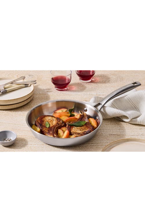 Le Creuset 9.5-inch Essential Stainless Steel Frying Pan In Stainless Steel