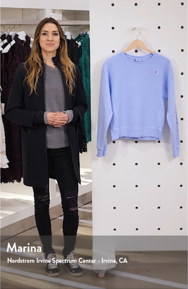 Garment Dye Reverse Weave Sweatshirt, sales video thumbnail