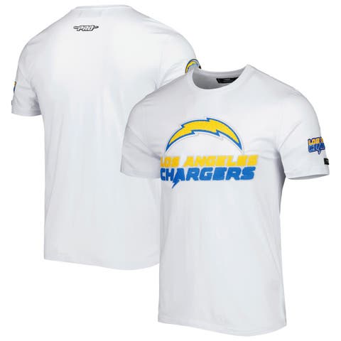 Men's Pro Standard White Los Angeles Chargers Mash Up T-Shirt