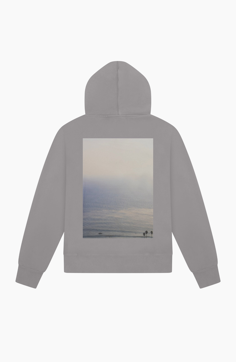 CALIFORNIA INCLINE Malibu Beach Hoodie, Main, color, Stone