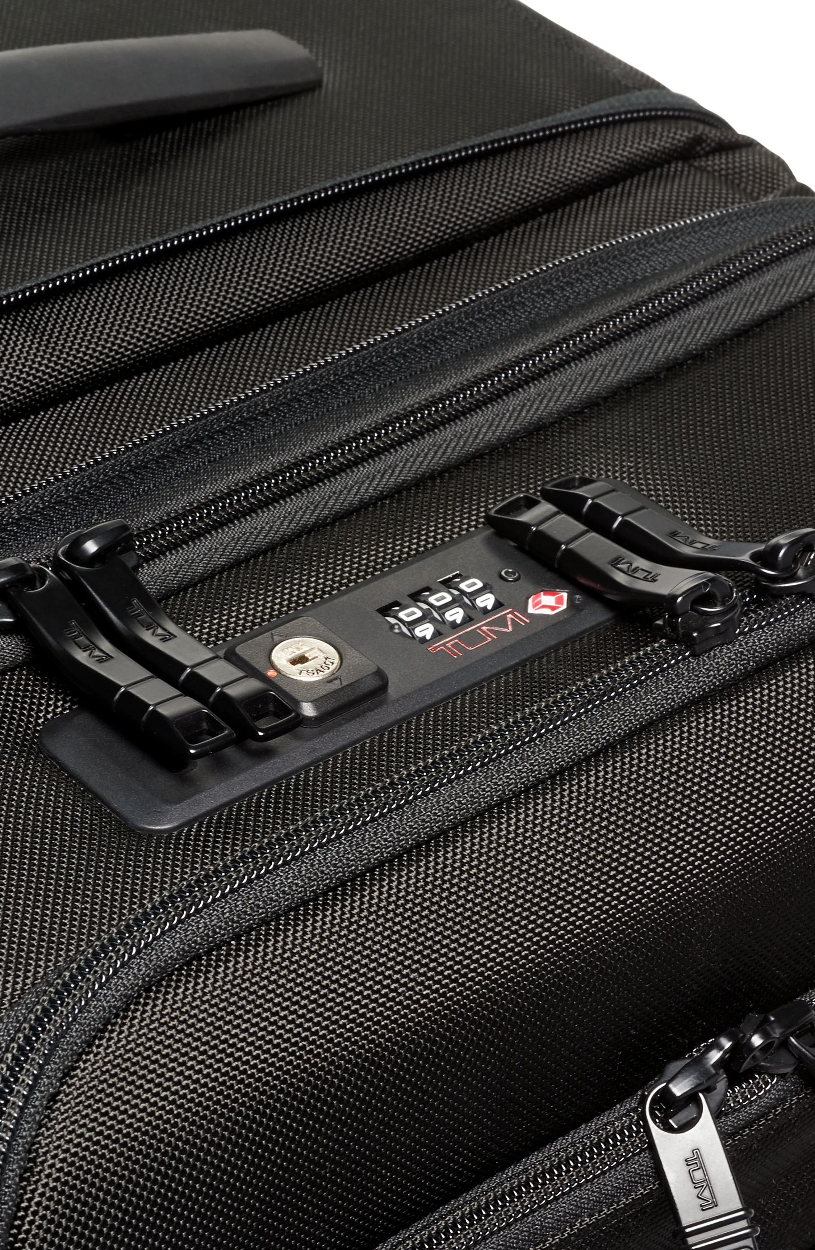 TUMI Alpha 3 Collection 34-Inch Tall 4-Wheel Duffle Packing Case, Alternate, color, Black