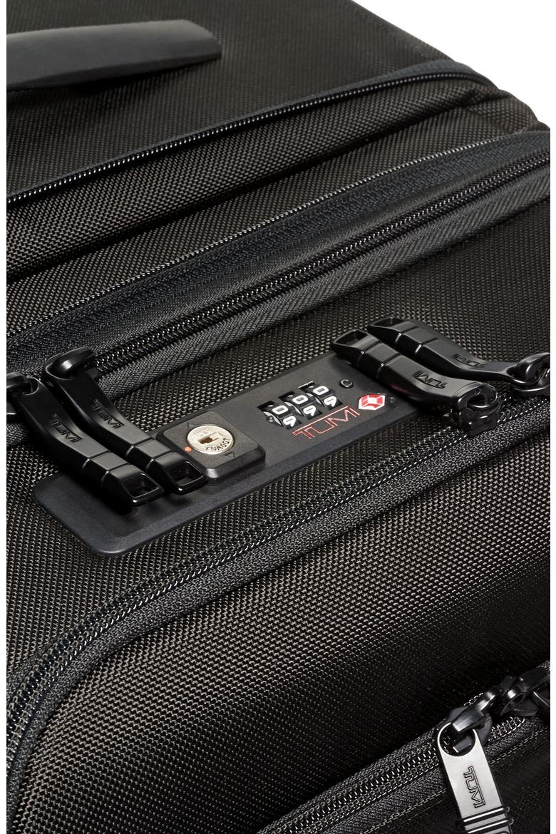 Alpha Large Dual Access Expandable Trunk, Alternate, color, BLACK